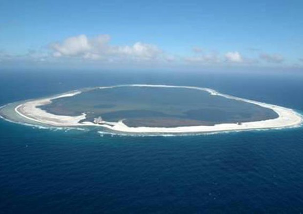 Un' isola del Pacifico © ANSA