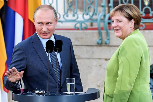 Russian President Vladimir Putin visits Berlin
