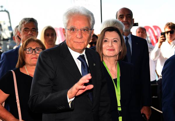 Presidente Mattarella a Genova, visita Salone Nautico