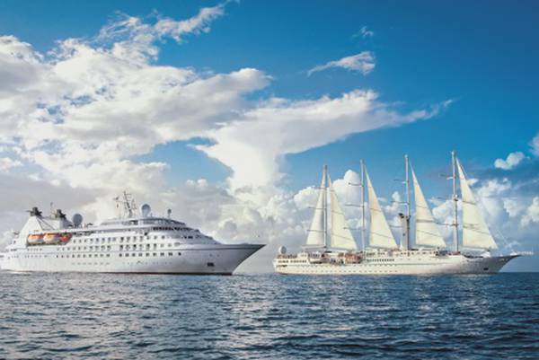 Due navi  della Windstar Cruises (foto caricata dal sito Windstar Cruises)