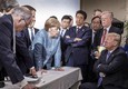 Merkel e la difficile mediazione per arginare Trump © Ansa