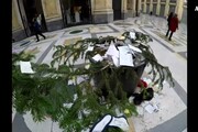 Napoli, rubato anche quest'anno l'albero in Galleria