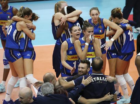 Pallavolo:Mondiali donne, Italia in finale per l'oro © AP