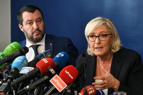 Salvini e la Le Pen © ANSA