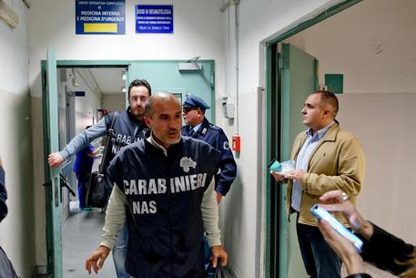 I carabinieri del Nas  all'ospedale 'San Giovanni Bosco' © ANSA