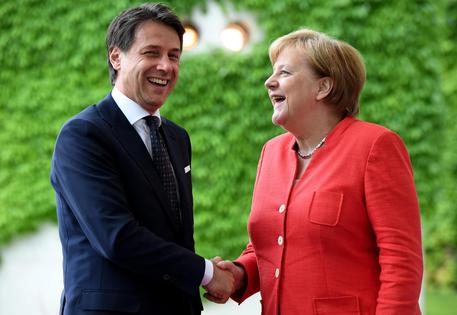 Merkel e Conte © EPA