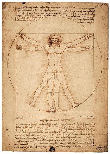 L'uomo vitruviano di Leonardo da Vinci © ANSA