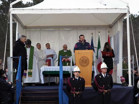 Il Giorno del Ricordo, la cerimonia a Basovizza con Salvini © ANSA