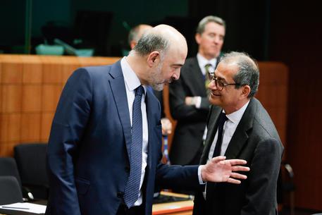 Giovanni Tria e  Pierre Moscovici © EPA