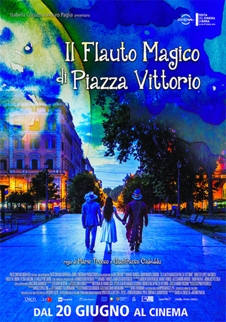 La locandina del Flauto Magico di Piazza Vittorio © ANSA