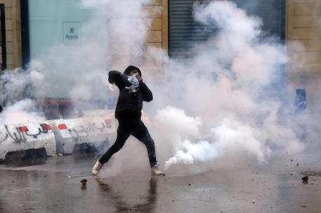 Gli scontri a Beirut © EPA