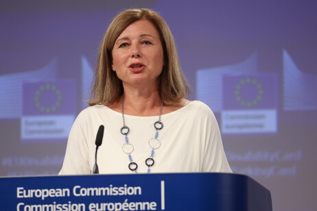 La vice presidente della Commissione europea, Vera Jourova