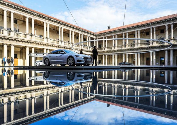 La spettacolare installazione Audi City Lab in corso Venezia 11 a MIlano © Audi Press