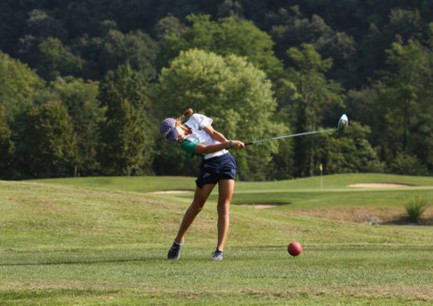 Charlotte Cattaneo golf (foto: ANSA)