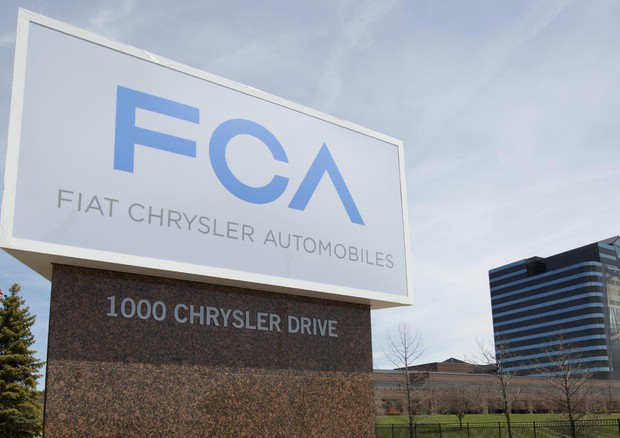 La Fiat Chrysler Automobiles al quartier general di Chrysler ad Auburn Hills © EPA
