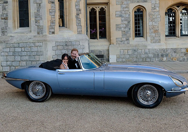 Svelati i segreti della Jaguar E-Type Zero di Harry e Meghan © Kensington Palace