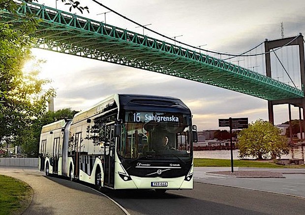 Maxi ordine di 157 bus elettrici Volvo per città di Goteborg © Volvo Buses