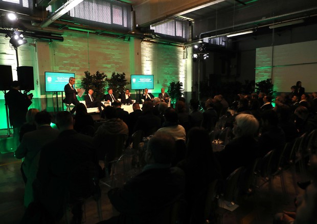 La conferenza stampa organizzata in occasione dell'inaugurazione dell'Universita' della Birra promossa da Heineken Italia © ANSA