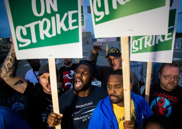 Gm, lavoratori in sciopero per la prima volta dal 2007 © AP