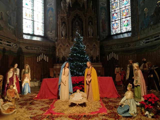 Natale: presepe nella Basilica di Loreto © Ansa
