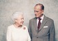 Elisabetta II e il Principe Filippo di Edimburgo ritratti nel 70 ° anniversario di matrimonio 20 novembre 2017.  Foto Matt Holyoak © ANSA