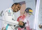 F1: Hamilton vince in Bahrain, terza la Ferrari di Leclerc © Ansa