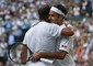 L'abbraccio tra Roger Federer e Rafael Nadal alla fine dell'incontro © Ansa
