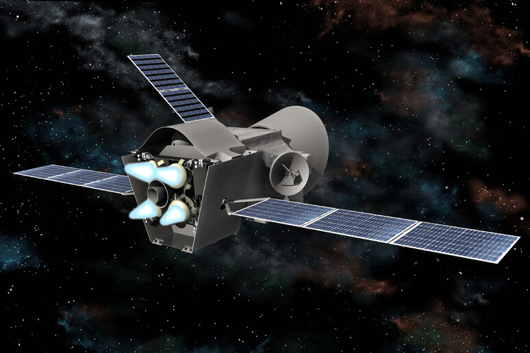 Rappresentazione artistica del satellite della missione Bepi Colombo (fonte: Astrium, ESA) - RIPRODUZIONE RISERVATA