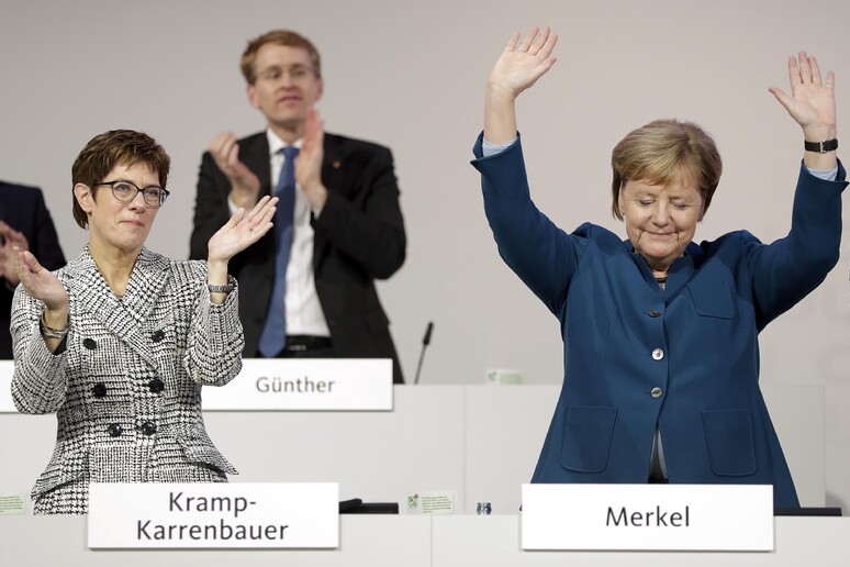 Germany Merkel 's Party © ANSA/AP
