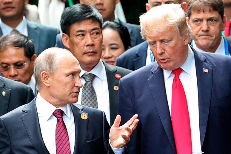 Il presidente russo Putin e quello americano Trump © ANSA/AP