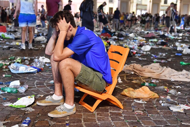 Piazza San Carlo dopo la calca che si scatenò il 3 giugno 2017 - RIPRODUZIONE RISERVATA