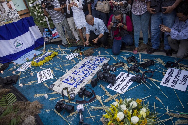 Manifetazione in Nicaragua © ANSA/EPA