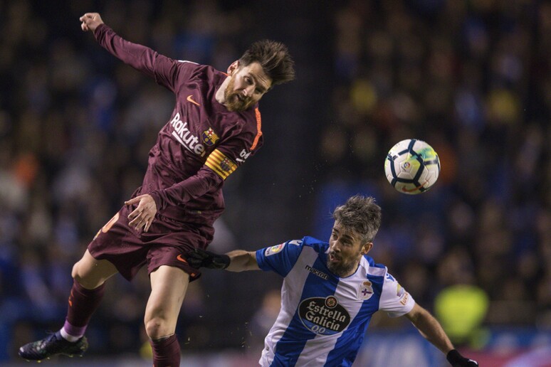 L 'agilità e la velocità di Messi sono le doti che fanno un ottimo calciatore © ANSA/AP