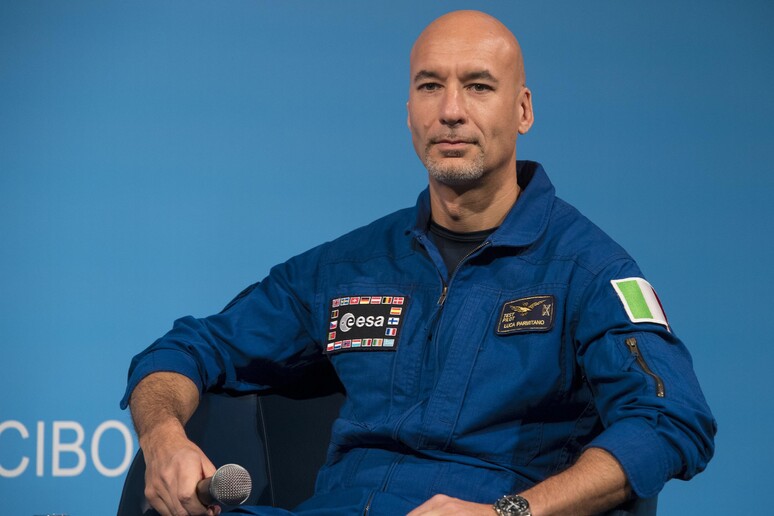 L 'astronauta Luca Parmitano, dell 'Agenzia Spaziale Europea - RIPRODUZIONE RISERVATA