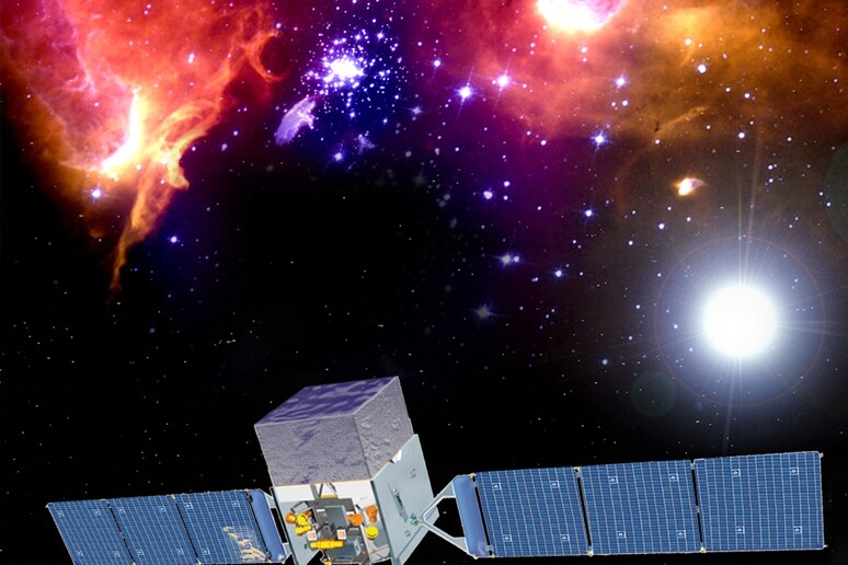 Rappresentazione artistica del satellite Fermi (fonte: NASA/Goddard Space Flight Center) - RIPRODUZIONE RISERVATA