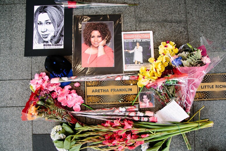 New York Tribute to Aretha Franklin © ANSA/EPA
