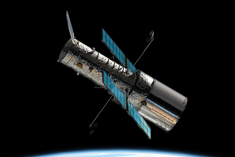 Rappresentazione artistica del telescopio spaziale Hubble (fonte: Esa) - RIPRODUZIONE RISERVATA