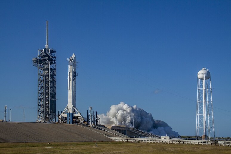 Previsto per il 2 marzo il primo volo senza equipaggio della navetta Crew Dragon (fonte: SpaceX) - RIPRODUZIONE RISERVATA