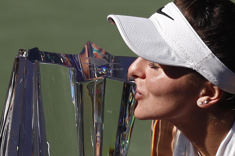 Bianca Andreescu trionfa a Indian Wells © ANSA/EPA