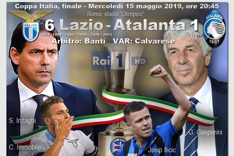 Coppa Italia, finale: Lazio-Atalanta - RIPRODUZIONE RISERVATA