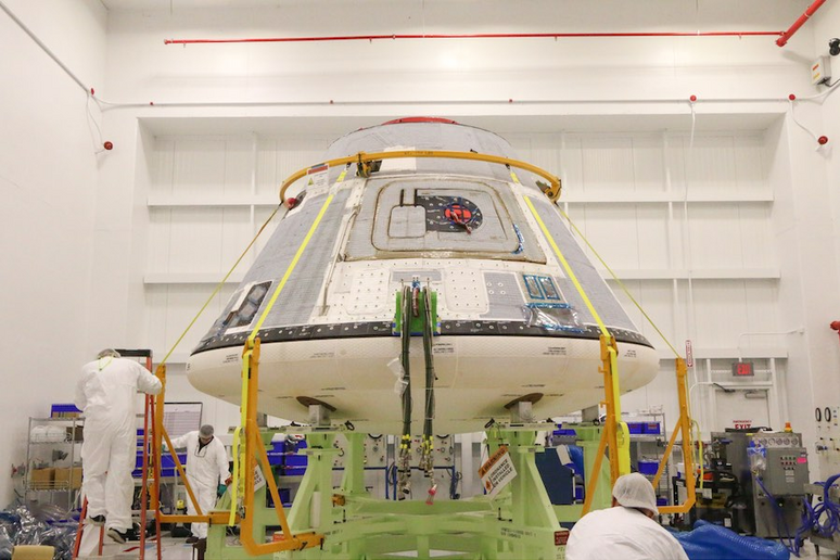 La capsula CST-100 Starliner della Boeing, destinata a portare astronauti (fonte: NASA/Boeing) - RIPRODUZIONE RISERVATA