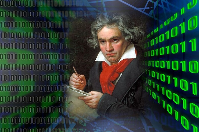 La musica di Beethoven analizzata dai Big Data ( i dati sullo sfondo: Darpa, Wikipedia; Ritratto di Beethoven, Wikipedia) - RIPRODUZIONE RISERVATA
