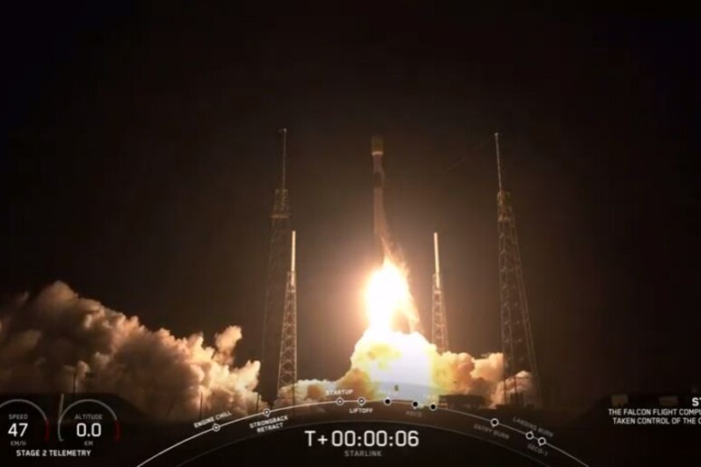 SpaceX ha lanciato altri 60 satelliti per internet veloce (fonte: SpaceX) - RIPRODUZIONE RISERVATA