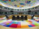 Interno dell'Europa Building, sede del Consiglio europeo (ANSA)