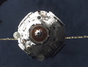 Il modulo russo Prichal in arrivo alla Stazione Spaziale (fonte: Roscosmos) (ANSA)