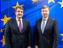 Proseguono gli incontri del ministro Fitto a Bruxelles (ANSA)