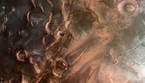 Particolare del polo Sud di Marte (fonte: ESA/DLR/FU Berlin (G. Neukum),CC BY-SA 3.0 IGO) (ANSA)