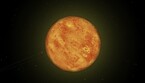 Rappresentazione artistica del pianeta TOI1807b in orbita intorno alla sua stella madre (fonte: Nardiello/NASA-Eyes-on-exoplanets) (ANSA)