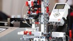 La stampante 3D per la pelle umana costruita con mattoncini Lego (fonte: Cardiff University) (ANSA)