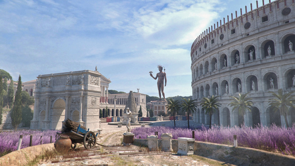 Roma imperiale, col bus i capolavori dell'antichità in 3D © ANSA
